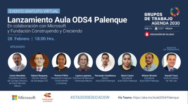 GTA2030 | Lanzamiento Aula ODS4 | Palenque